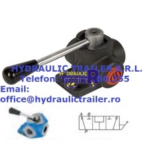 Supapă de închidere hidraulica / maneta hidraulica 3 cai 3/4