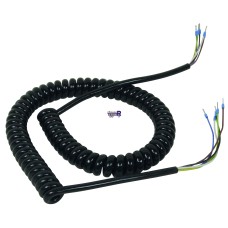 Cablu spiralat 5 fire PUR 3 metri eviscerat HACO