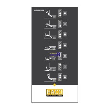 Etichetați 4-butoane dreapta HACO